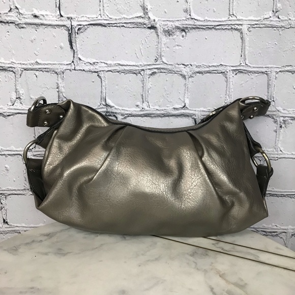 Rosetti Classic Retro Style Shoulder Bag Women’s Silver Fox Hand Held Purse - Picture 4 of 11